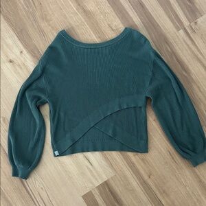 Lululemon reversible crossover sweater.  EUC!  Size 10